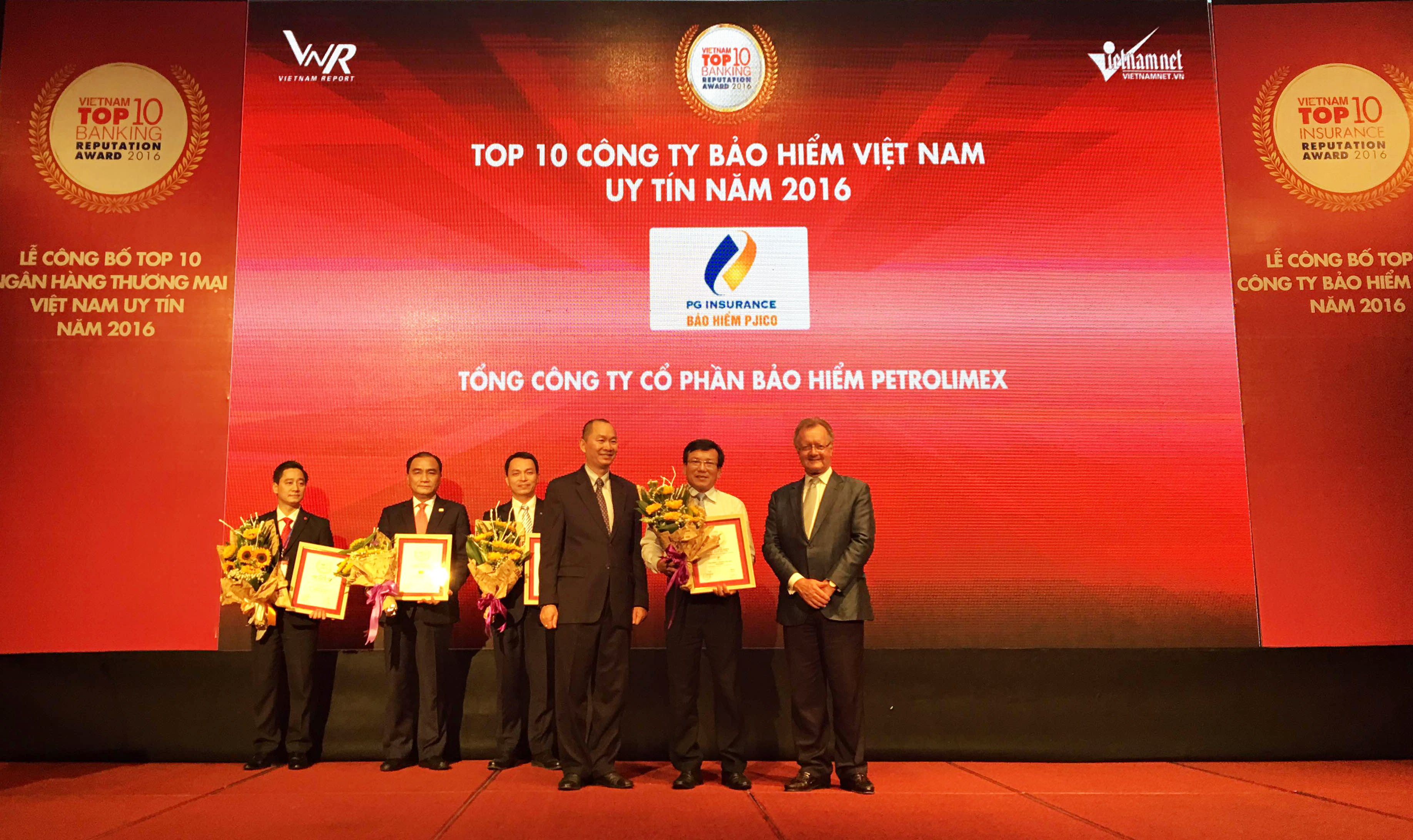 PJICO đứng thứ 4 trong Top 10 Công ty bảo hiểm phi nhân thọ uy tín tại Việt Nam