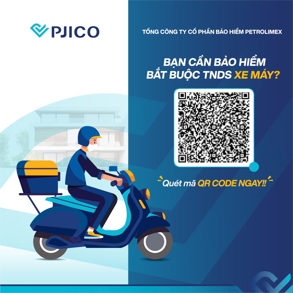 QR code bảo hiểm bắt buộc TNDS xe máy